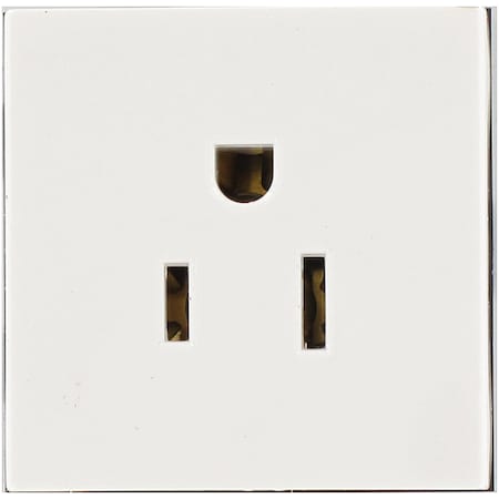 Murrelektronik Cabinet Power Outlet, 5-15, 15 A, 125V AC, White 4000-72000-0040000